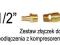 PODŁĄCZ filtr naolejacz reduktor z KOMPRESOR 1/2''