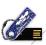 Pendrive 4GB Silicon Power Touch 820 blue