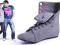 WIOSNA PRiMRK BUTY TRAMPKI 1061A GREY SKÓRAEKO 39