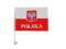 Flaga na szybę, samochodowa POLSKA EURO 2012