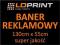 BANER REKLAMOWY 130x55 full color projekt