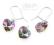 KOMPLET SERCE SERDUSZKO HEART SWAROVSKI KOLORY HIT
