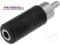 Redukcja wtyk RCA - gniazdo Jack 3.5 mono