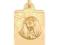 Medalik złoty nr 21947 - 14 karatowy (próba 585),