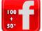 100 Fanów LIKE + 50 BONUS Facebook FANPAGE________