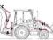 CAT 428C kpl.uszcz.sił.hydr. B extendable