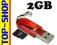 PENDRIVE 2 GB CZYTNIK + KARTA MICRO SD NA PREZENT