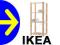 NAJTANIEJ IKEA GORM REGAŁ POLKA SZAFKA SZAFA