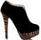 BUTY GWIAZD ZABÓJCZE 13,5cm PLATFORMY BLACK 38