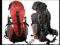 CZERWONY PLECAK turystyczny 55L ferie pod choinkę