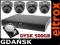 PROFESJONALNY ZESTAW MONITORINGU  4 KAMERY Z308