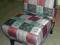 Fotel, materiał patchwork