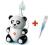 Inhalator / Nebulizator rodzinny Mr PANDA + gratis