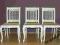 Ludwikowskie krzesła shabby chic 6szt. prowansja