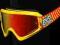 GOGLE EKS BRAND Concussion Yellow Motocross