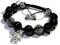 Bransoletka SWAROVSKI kule Srebro 925 SHAMBALLA