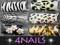 4nails - TIPSY French AirBrush PIĘKNE WZORY 50szt