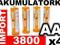 4x MAXCELL AKUMULATORKI 3800 mAh R6 AA BLISTR FV