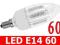 ŻARÓWKA 60 LED E14 ŻARÓWKI DIODOWE 60W ŚWIECA