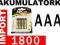 1x ABCELL AKUMULATORKI 1800 mAh R3 AAA SUPER CENA