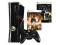 XBOX 360 250GB +HALO REACH +ALAN WAKE +FABLE 3 +LI