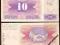Bośnia i Herc. - P- 10 - 10 dinar - 1992 - seria H Bośnia i Herc. - P- 10 - 10 dinar - 1992 - seria H