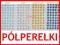 + PÓŁPEREŁKI naklejane dzety samoprzylepne perły