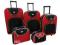 WALIZKI KOMPLET 3w1 + 2 KUFERKI WALIZKA PODRÓŻNA