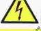 Znak:Nie dotykać! Urządzenie elektryczne BHP 10x15
