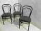 3 X THONET - ORYGINALNE TAPICEROWANE KRZESŁA