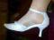 Buty ślubne, białe, rozmiar 36, obcas 6 cm, ślub