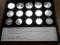 Zestaw srebrnych monet kolekcjonerskich