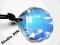NASZYJNIK SWAROVSKI shell  28mm CRYSTAL AB muszla