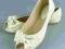 Śliczne Balerinki odkryte palce BEIGE NUDE * 39