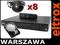 ZESTAW MONITORING 8 KAMER HDD REJESTRATOR Z221