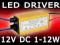 ZASILACZ LED TRANSFORMATOR 12W 12V WYSYŁKA GRATIS