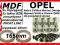 Dystanse MDF Opel Astra Calibra Omega Signum D03