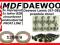Dystanse MDF Daewoo Lanos 97-08 drzwi przód D23