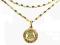 ZŁOTY ŁAŃCUSZEK Z MEDALIKIEM - wys. + opak GRATIS