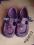 Clarks rozmiar 6 fioletowe używane