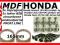 Dystanse MDF Honda Accord Civic przód tył Jazz D38