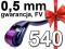 DermaRoller Derma Roller 540 igieł 0,5 mm PROMOCJA