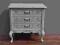 KOMODA KOMÓDKA STOLIK BIAŁA PATYNOWANA
