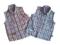 2x bawełniane koszulowe bluzeczki r: 98 krateczka