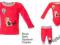 BODY BLUZA SPODENKI CZAPKA 80 ROCK 9-12 m POLSKA