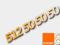 Złoty numer _____  512 50 50 50 ____ FIRMA ORANGE
