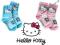 Hello Kitty Sanrio 2 pary skarpetki paseczki 31/35