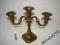 Świecznik trzyramienny - mosiężny