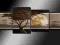 ARTMI obraz 4 obrazy AFRYKA art deco 140x60