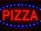 TABLICA DIODOWA LED Z NAPISEM   "PIZZA"
